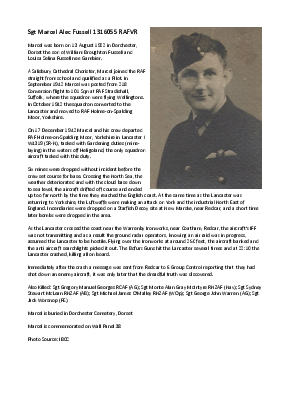A preview of a PDF biography for Fussell, Marcel Alec